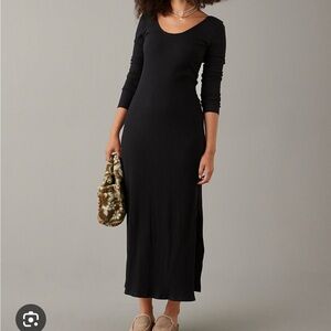 American Eagle Long Sleeve Midi Dress